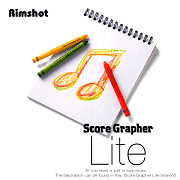 　
　楽譜作成ソフトScore Grapher Lite　
　（スコアグラファー・ライト）
　
